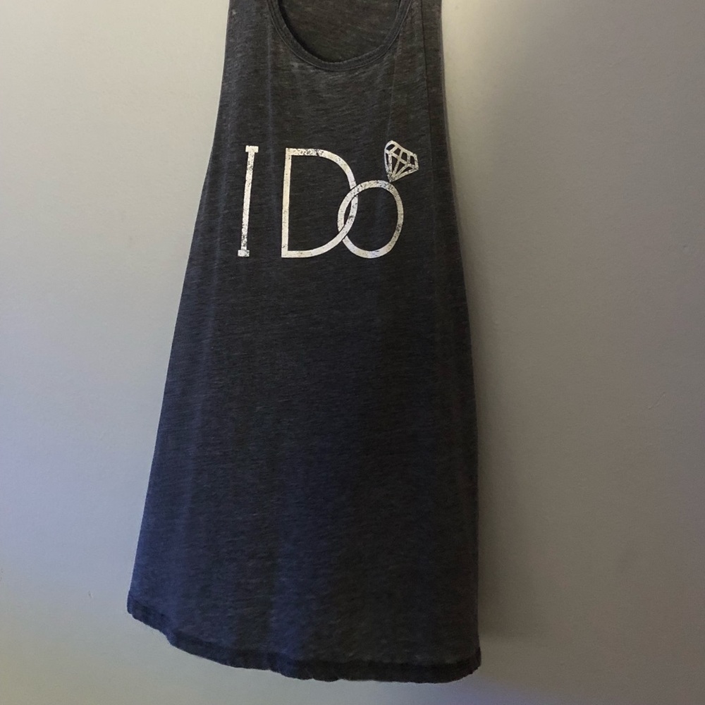 “I do” Razor back tank top - Picture 3 of 3